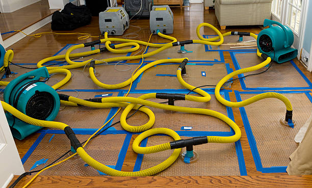 Professional Burst Pipe Water Damage technician working in Fairless Hills, PA
